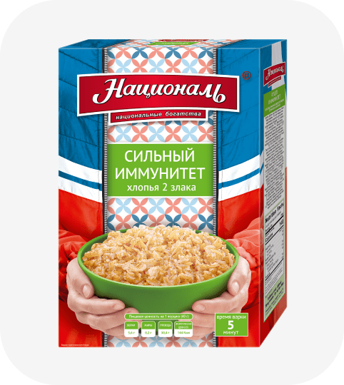 Сильный иммунитет: смесь хлопьев и злаков